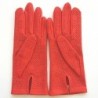 Gants en Cuir d'Agneau Capucine Carmelina Doublés Soie.