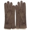Gants en Cuir de Pécari Vison Patt Non Doublés .
