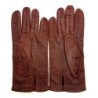 Gants en Cuir de Pécari Bordeaux Patt Non Doublés.