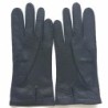Gants en Cuir de Pécari Noirs Joseph Non Doublés.