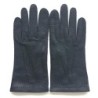 Gants en Cuir de Pécari Noirs Joseph Non Doublés.