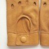 Mitaines en Cuir d'Agneau Cork Clair Pilote Non Doublées.