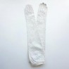 Gants en Cuir d'Agneau Blancs Inima Non Doublés.