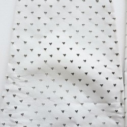 Gants en Cuir d'Agneau Blancs Inima Non Doublés.