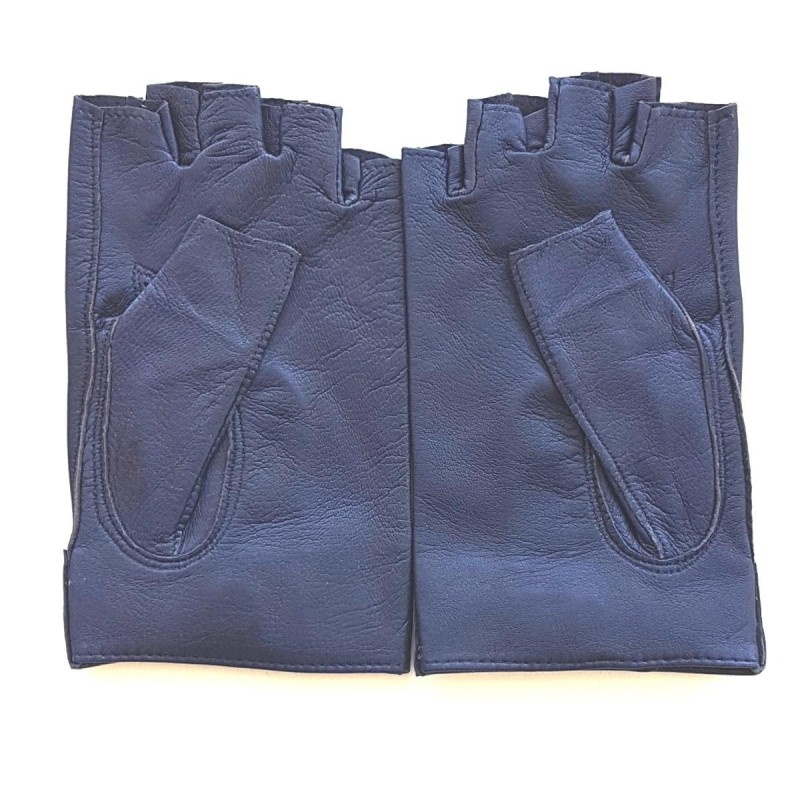 Mitaines en Cuir d'Agneau Damson Pilote Non Doublées.