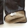 Gants en Cuir d'Agneau Marron Antonin Doublure Cachemire.