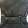 Gants en Cuir d'Agneau Noirs Basile Doublure Cachemire.