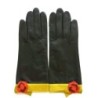 Gants en Cuir d'Agneau Kaki Orange Vert Anis Mirablis Doublés Soie.