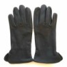 Gants en Cuir de Cerf Noirs Cavalier Non Doublés.