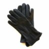 Gants en Cuir de Cerf Noirs Cavalier Non Doublés.