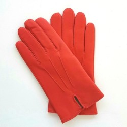 Gants en Cuir d'Agneau Capucine Cowboy Doublés Cachemire.