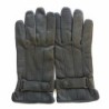 Gants en Cuir d'Agneau Gris Arthur Doublure Soie.