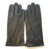 Gants en cuir d'Agneau Marron Milo Doublure en Cachemire.
