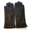 Gants en cuir d'Agneau Marron Milo Doublure en Cachemire.