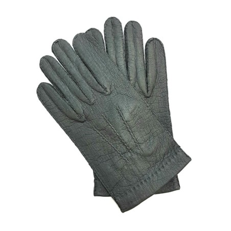 Gants en Cuir de Pécari Gris Joseph Non Doublés.