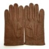 Gants en Cuir de Pécari Chocolat Joseph Non Doublés.