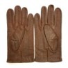 Gants en Cuir de Pécari Chocolat Joseph Non Doublés.