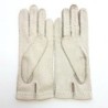 Gants en Cuir de Pécari Otmeal Patt Non Doublés.