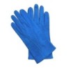 Gants en Cuir de Pécari Bleu de France Patt Non Doublés.
