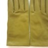Gants en Cuir d'Agneau Luciole Capucine Doublés Soie.