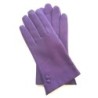 Gants en Cuir d'agneau Améthyste Clémentine Doublés Cachemire.