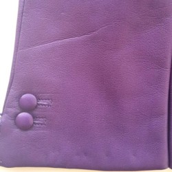Gants en Cuir d'agneau Améthyste Clémentine Doublés Cachemire.
