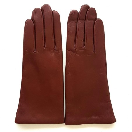Gants en Cuir d'Agneau English Tan Adeline Doublés Cachemire.