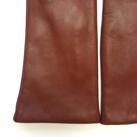 Gants en Cuir d'Agneau English Tan Adeline Doublés Cachemire.