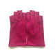 Wool and acrylic fuchsia mittens "LOUCIA"