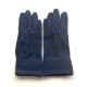 Gants en laine et acrylique bleu "LILIA.