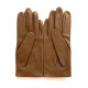 Gants en cuir d'agneau biscuit "AUDREY".