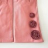 Gants en Cuir d'Agneau Blossom Rose Antique Lila Doublé soie