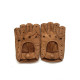 Leather mittens of peccary cork "MATHEO BIS".