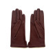 Gants en cuir d'agneau english tan "THERESE".