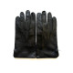 Leather gloves of deer black "COWAL".