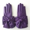 Gants en Cuir d'Agneau Améthyste Paloma Doublés Soie.