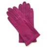 Gants en Cuir d'Agneau Hot Pink Carmélina Non Doublés.