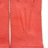 Gants en Cuir de Pécari Vermillon Patt Non Doublés.