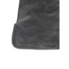 Gants en Cuir d'Agneau Noir Voilette Doublés Soie.