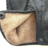 Gants en Cuir de Pécari Noir Paul Doublure Alpaga.