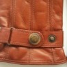 Gants en Cuir d'Agneau Cognac Jules Doublure Polaire.