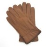 Gants en Cuir de Cerf Caravane Marc Doublure en Cachemire.