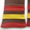 Gants en Cuir d'Agneau Havane Jaune Rouge Donille Doublés Soie.