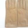 Gants en Cuir d'Agneau Chaux Capucine Non Doublés.