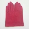Gants en Cuir d'Agneau Orchidée Capucine Non Doublés.