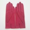Gants en Cuir d'Agneau Orchidée Capucine Non Doublés.