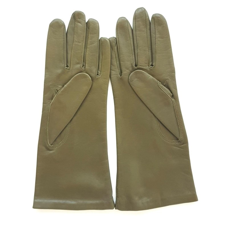 Gants en Cuir d'Agneau Olivier Coline Doublés en Soie.