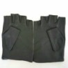Mitaines en Cuir d'Agneau Kaki Pilote Non Doublés.