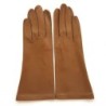 Gants en Cuir d'Agneau Mastic Foncé Coline Non Doublés .
