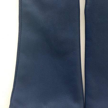 Gants en Cuir d'Agneau Indigo Coline Doublés Cachemire.